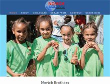 Tablet Screenshot of novickbrothers.com